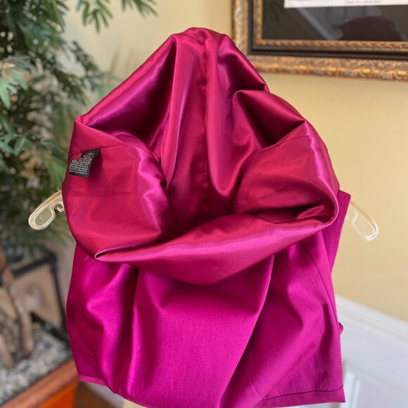 Mossimo Business Casual Sleeveless Dress Size 8 Pleated Bodice in Raspberry - Picture 9 of 9